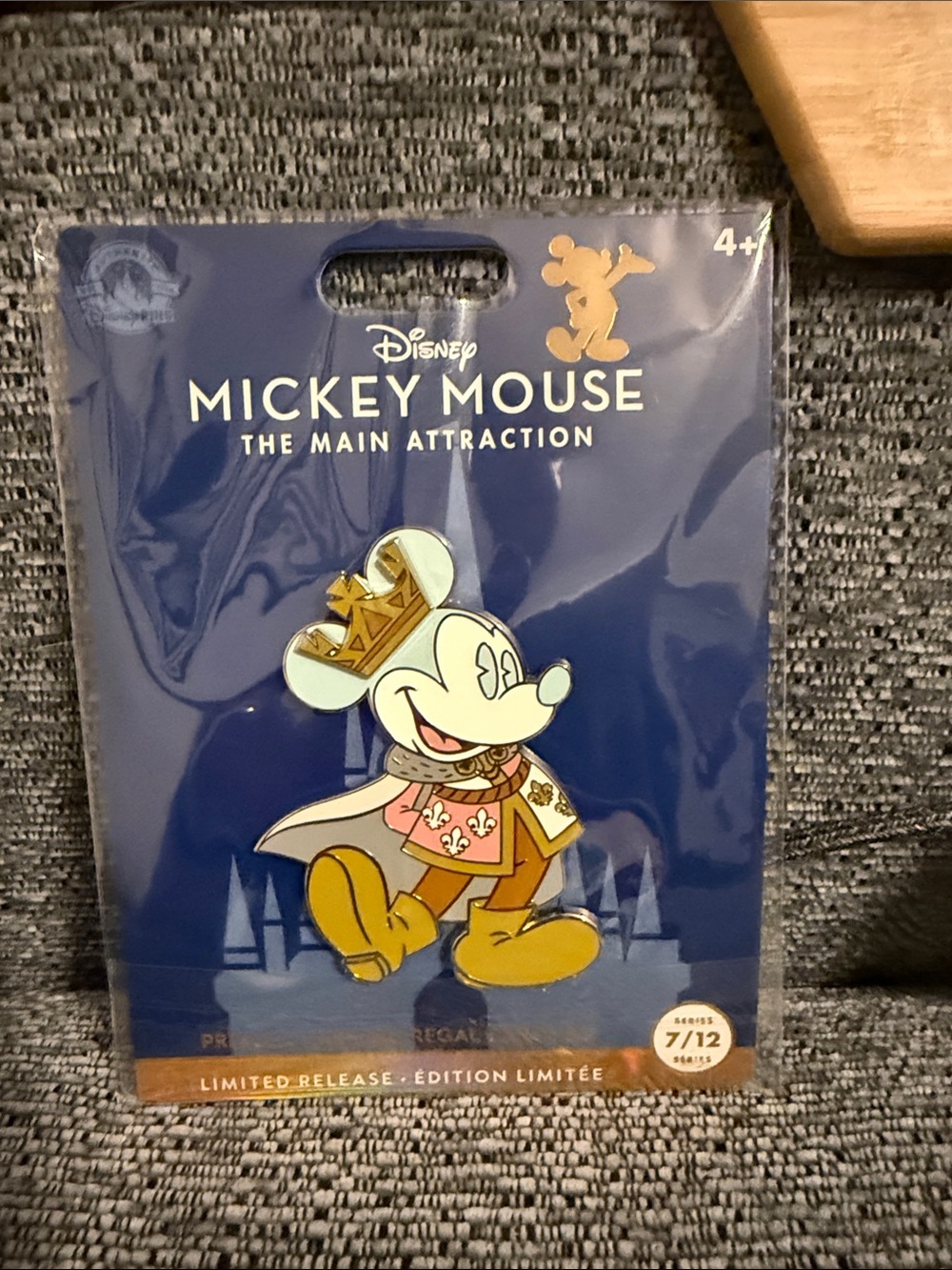Disney Mickey Mouse Main Attraction Pin Prince Charming Carousel